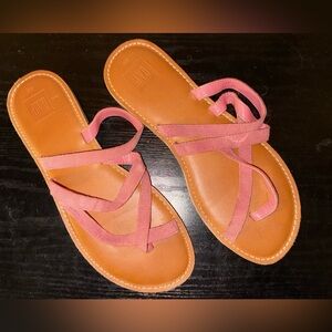 Women's Size 8 1/2 Gap Pink Sandals Shoes